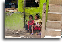 Two Malagasy Boys::Central Highlands, Madagascar::