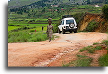 Jadąc wśród pól ryżowych::Antoetra, Madagaskar::