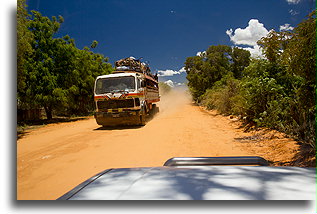 Taxi-brousse::Ifaty, Madagaskar::