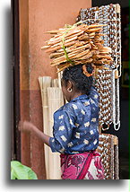 Carrying Wood on the Head::Ranomafama, Madagascar::