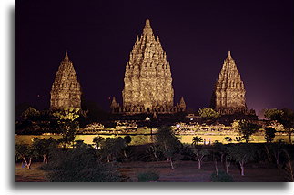 Prambanan Temple::Prambanan Hindu Temple, Java Indonesia::