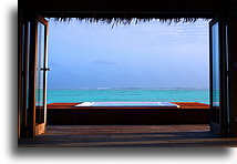 Bathtub with View::Rangali Island, Maldives::