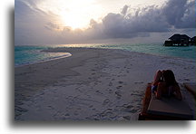 Waiting for Sunset::Rangali Island, Maldives::