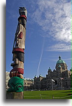 Parliament Building in Victoria::Vancouver Island, Canada::