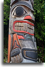 Totem Pole in Port Renfrew::Vancouver Island, Canada::