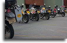Motorbikes from Europe::Churchill Falls, Labrador, Canada::