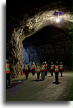 Podziemny tunel::Churchill Falls, Labrador, Kanada::