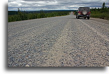 Monotonna droga::Labrador Highway, Labrador, Kanada::