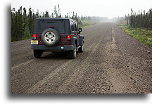 Drizzle in Labardor::Labrador Highway, Labrador, Canada::