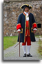 High Ranking French Officer::Fortress of Louisbourg, Nova Scotia, Canada::