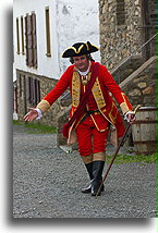 French Officer::Fortress of Louisbourg, Nova Scotia, Canada::