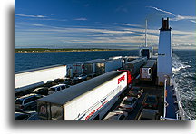 Ferry leaving North Sydney::Cabot Strait, Canada::