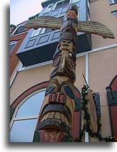 Indian Totem Pole::Mont Tremblant, Quebec, Canada::