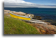 Langdale Island on the Horizon::Saint-Pierre and Miquelon::
