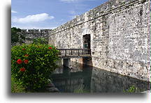 Fort in Royal Naval Dockyard::Bermuda::