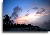 Zachód słońca na Hispaniola::Wybrzeże Dominikany, Karaiby::