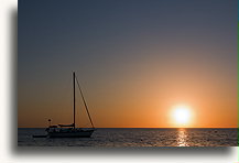 Nudny zachód słońca::Wielki Kajman, Karaiby::