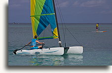 Sailing and	Stand-up Paddleboarding::Grand Cayman, Caribbean::