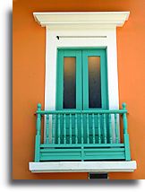 Zielony balkon::Sun Juan, Puerto Rico, Karaiby::