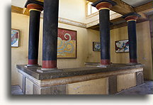 Wnętrze pałacu::Knossos, Kreta, Grecja::