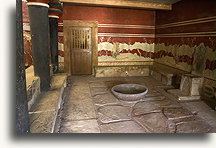 Throne Room::Knossos, Crete, Greece::