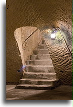 Bomb Shelter Stairs::Casa Rocca Piccola, Valletta, Malta::