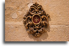 Zdobiony krzyż maltański::Fort St Angelo, Birgu, Malta::
