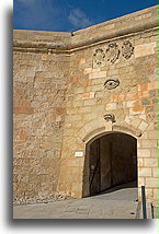 Gate to Upper Fort::Fort St Elmo, Valletta, Malta::