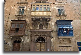 Three Balconies::Valletta, Malta::
