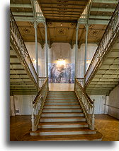 Żelazne schody::Pałac Czartoryskich, Puławy, Polska::