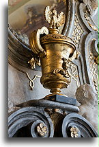 Vase featuring the Eagle::Książ Castle, Poland::