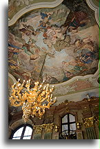 Ceiling in Maximilian Hall::Książ Castle, Poland::