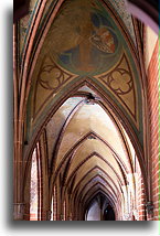 Cloisters in the Upper Castle::Malbork, Poland::