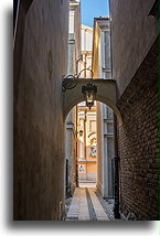 Dome Ceiling Narrow Street::Warsaw, Poland::