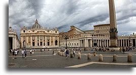 St. Peter's Square::St. Peter's Basilica, Vatican::