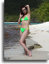 Beach on St. John #1::Virgin Islands, Caribbean::