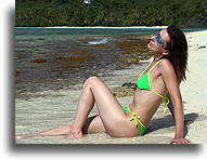 Plaża na St. John #2::Wyspy Dziewicze, Karaiby::