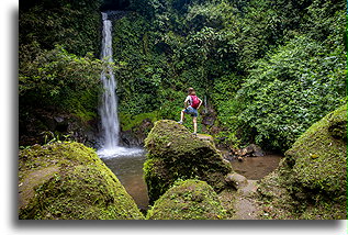 Serena River Waterfall #2::Viento Fresco, Costa Rica::