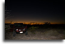 Zachód słońca na pustyni::San Luis Gonzaga, Kalifornia Dolna, Meksyk::
