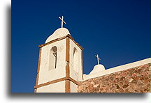 Mission Church Tower::San Luis Gonzaga, Baja California, Mexico::
