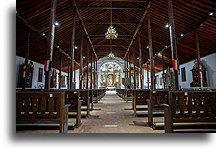 Santiago Apostol Church Interior::Natá, Panama::