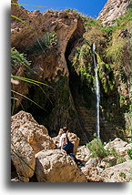 David’s Waterfall::En Gedi, Israel::