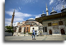 Minarety::Hagia Sophia, Stambuł, Turcja::