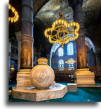 Hellenistic Jar from Pergamon::Hagia Sophia, Istanbul, Turkey::
