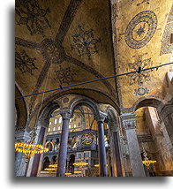 Ceiling Frescoes #1::Hagia Sophia, Istanbul, Turkey::