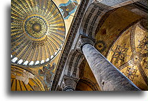 Ceiling Frescoes #2::Hagia Sophia, Istanbul, Turkey::