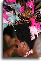 Fidżijska ozdoba włosów::Tance Fidżijskie, Fidżi, Oceania::