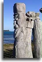 St Maurice Bay Carvings #1::New Caledonia, South Pacific::