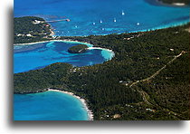 Zatoka Kuto::Wyspa Choinek, Nowa Kaledonia, Oceania::