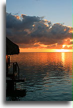 Sunrise in Moorea::Moorea, French Polynesia::